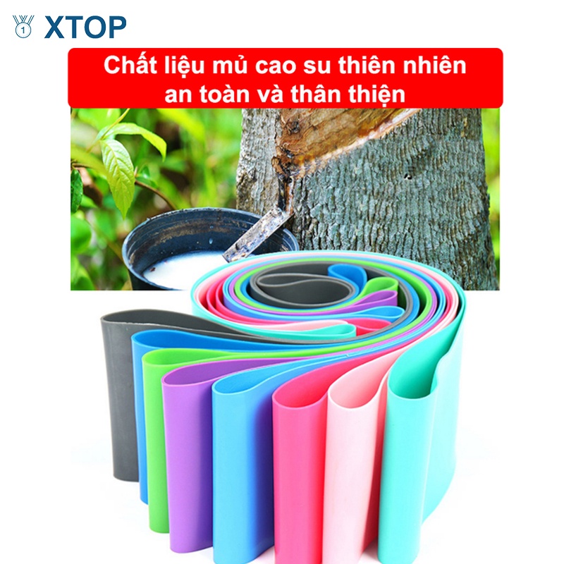 Dây kháng lực tập gym miniband, Dây cao su kháng lực Aolikes tập chân mông AL 3601