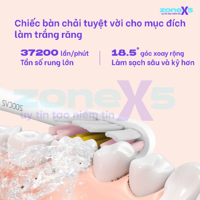 Bài Chải Đánh Răng Điện Xiaomi Mijia Soocas X5