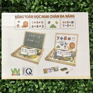 [Rẻ Vô Địch] Ghép Hình Gỗ Nam Châm 2 In 1