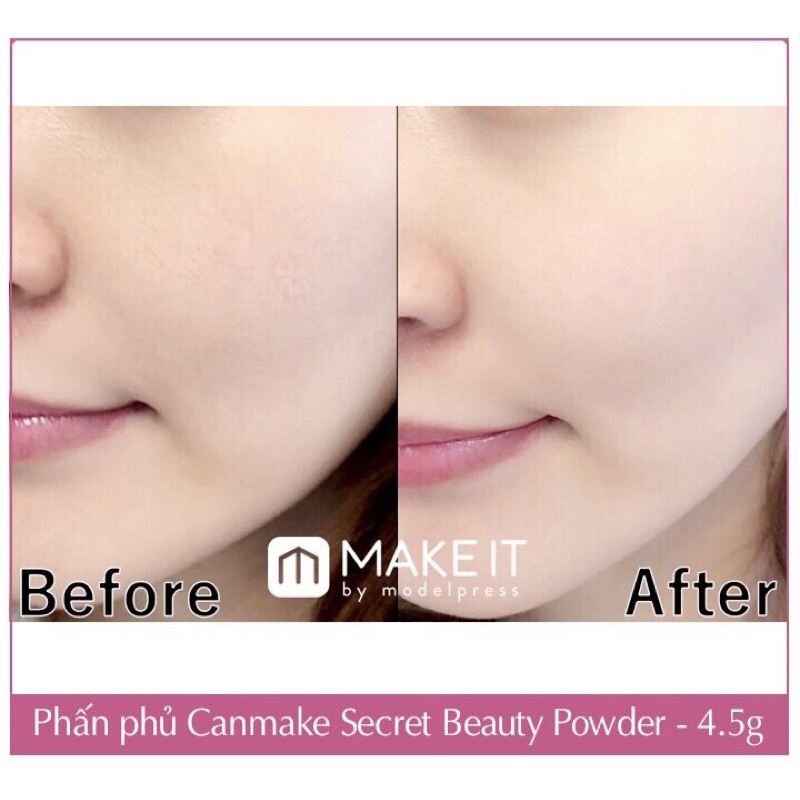 Phấn phủ dưỡng da Canmake Secret Beauty Powder 4.5g