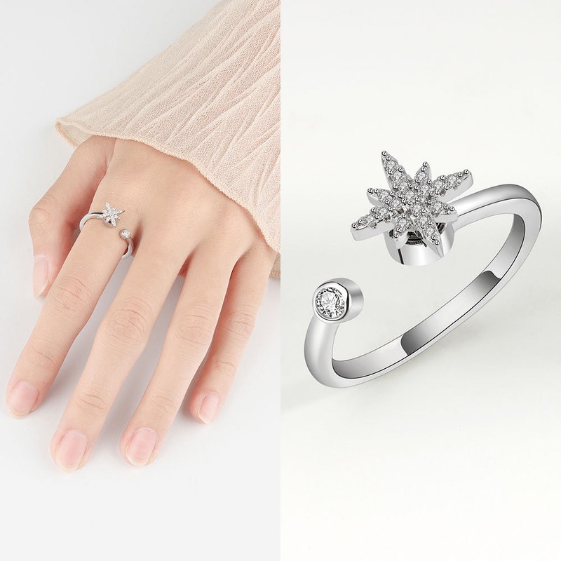 1 Nhẫn Thời Trang Có Thể Điều Chỉnh Giúp Giảm Căng Thẳng