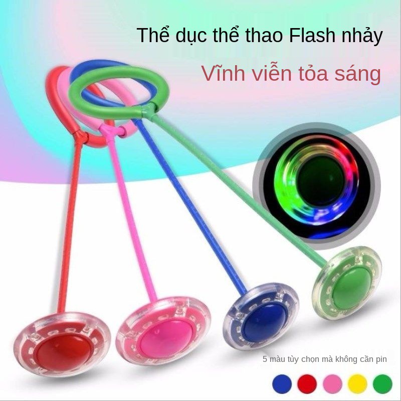 ❡❐●Mua một tặng quả bóng nảy miễn phí Đồ chơi trẻ em nhấp nháy nhảy vòng tập thể dục giảm cân đá chân <