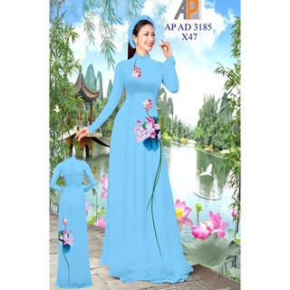 Vải áo dài hoa eo