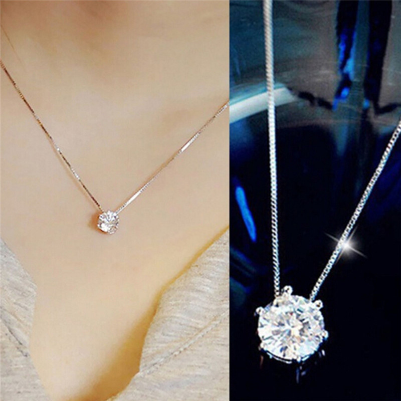 Vòng Cổ Choker Đính Đá Zircon Thời Trang Cho Nữ