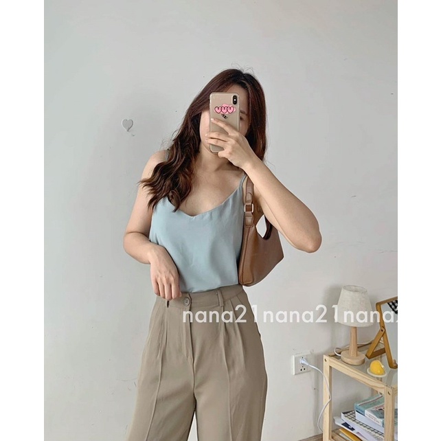 Áo 2 dây chất mát ( bảng màu mới)