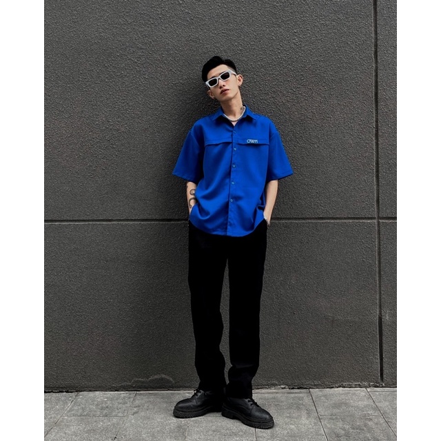 Áo sơ mi thêu OWN