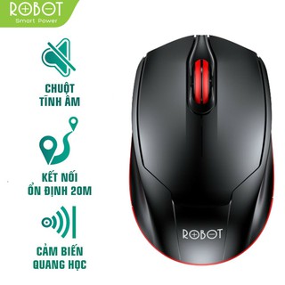 Chuột Quang Không Dây 2.4GHz ROBOT M310 - Cảm Biến Quang Học - Khoảng Cách Tín Hiệu 20m - BẢO HÀNH 12 THÁNG