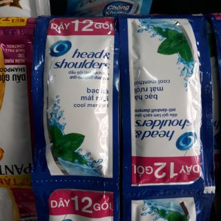 Dầu gội head&shoulders dây 12 gói