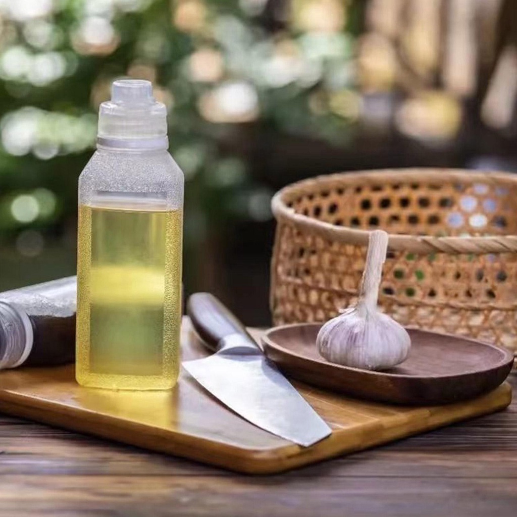 Chai Nhựa Rỗng 500ml / 300ml B6J4 Tự Động Đựng Dầu Tiện Dụng