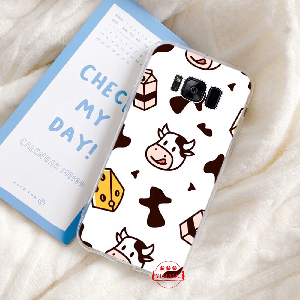 Ốp điện thoại TPU mềm trong suốt 56A bò sữa cho Samsung Note 8 9 10 Plus Lite S20 Ultra J6 Prime J8 | BigBuy360 - bigbuy360.vn