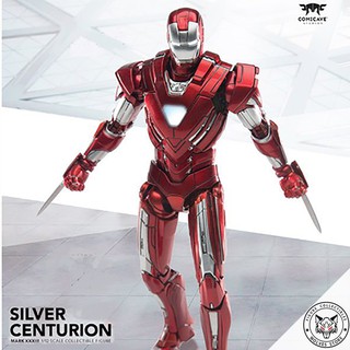 [Tạm hết hàng] Mô hình chính hãng Comicave: Iron man Mk33 - Silver Centurion