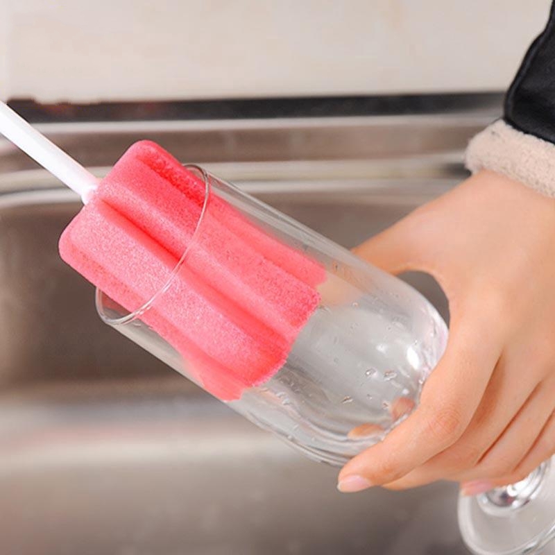 Cọ hỗ trợ vệ sinh ly thủy tinh đa năng tiện dụng