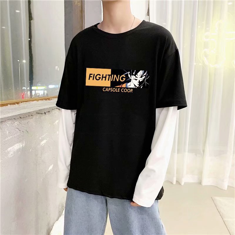 Áo Thun Tay Dài In Chữ Kim I Love Độc Đáo Cá Tính