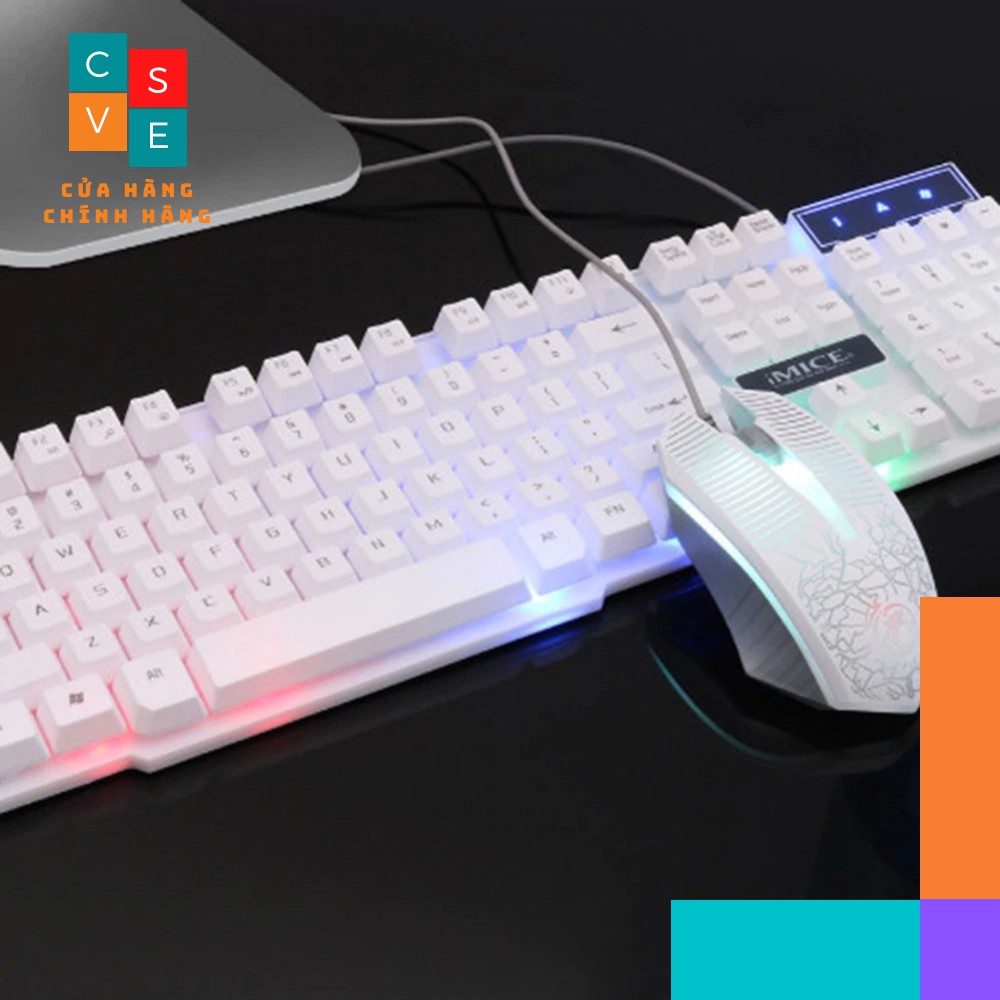 Combo Bàn Phím Chuột Giả Cơ IMICE KM-680 - Bàn Phím Chuột Máy Tính Có Dây Led Chuyên Gaming Chính Hãng | BigBuy360 - bigbuy360.vn