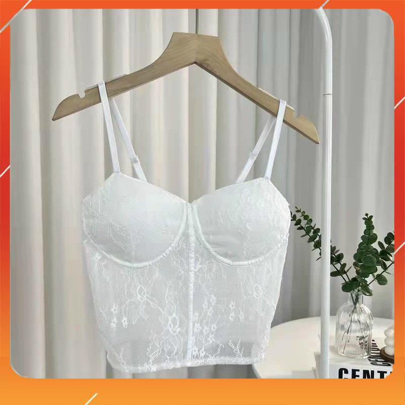 Áo bra ren cao cấp 2 dây định hình lưng thun co giãn thoải mái sang chảnh sexy