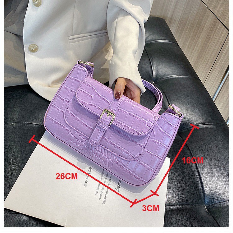 Túi xách nữ đeo chéo họa tiết vân cá sấu TX16 túi xách kẹp nách -Chip Xinh Boutique | BigBuy360 - bigbuy360.vn