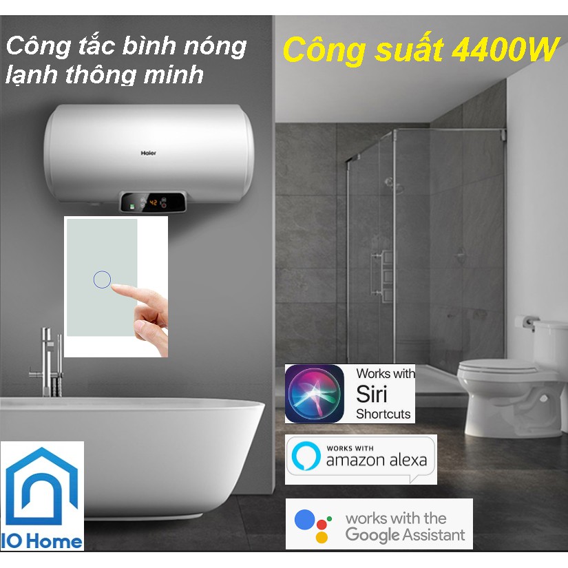 Công tắc bình nóng lạnh/ máy lạnh cao cấp 20A 4400W - Tuya Smart Life boiler switch 20A 4400W (New Design 2020)