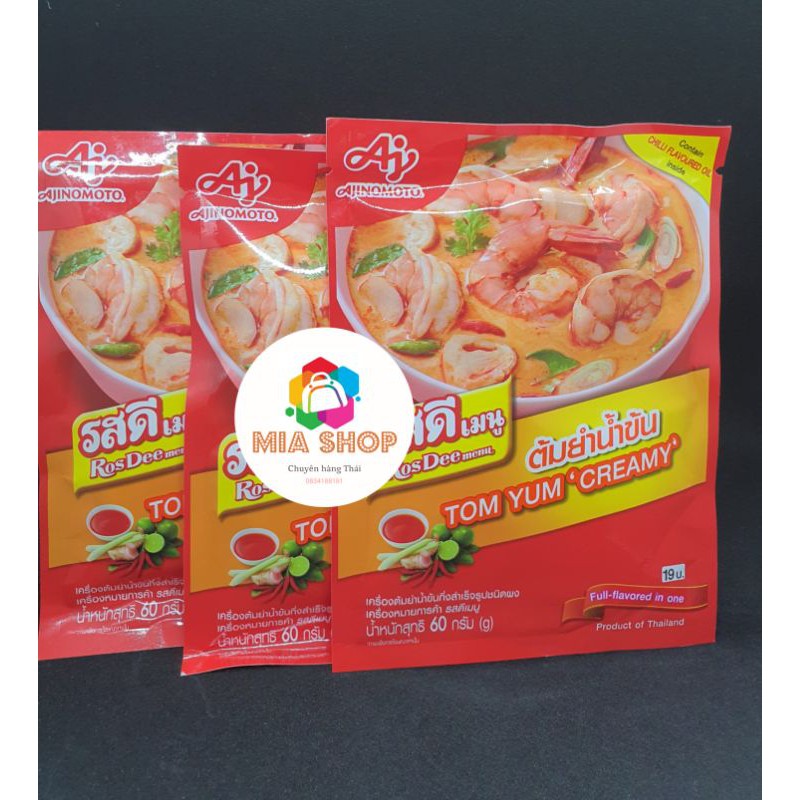 Gia vị lẩu Thái Tom Yum creamy