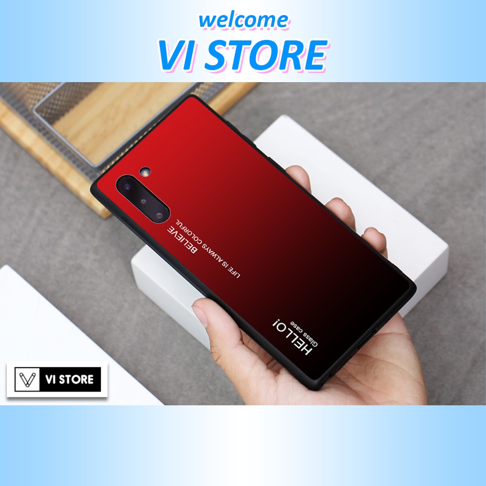 Ốp lưng kính cường lực Samsung Galaxy Note 10 - Gradient edition