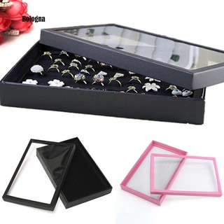 100 Khe Nhẫn Trang Sức Trưng Bày Khay Hiển Thị Hộp Người Tổ Chức Bảo Quản
