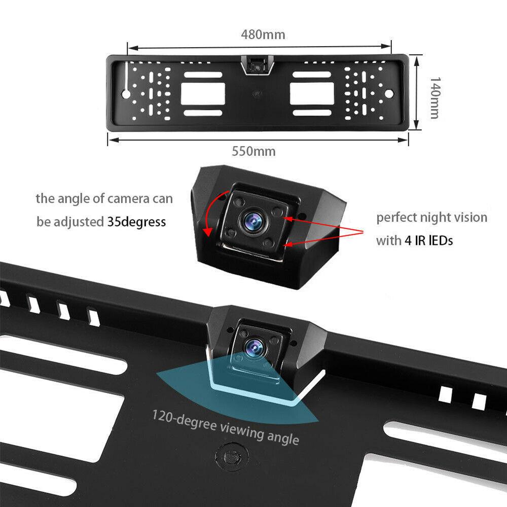 Camera Biển Số Ô Tô BTLIMER 170 ° Khung Đậu Xe Chất Lượng Cao Tiện Lợi Dễ Sử Dụng