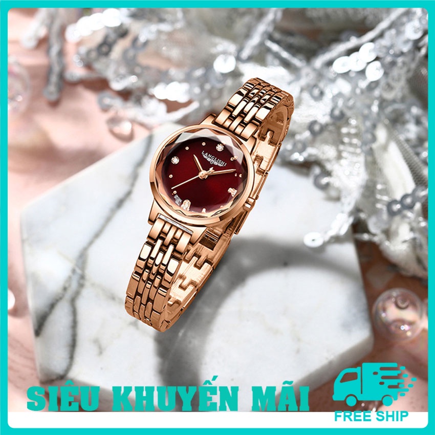 Đồng hồ nữ Langlish dây kim loại đẹp, đồng hồ nữ thời trang nhất,DH01B-lucas shop