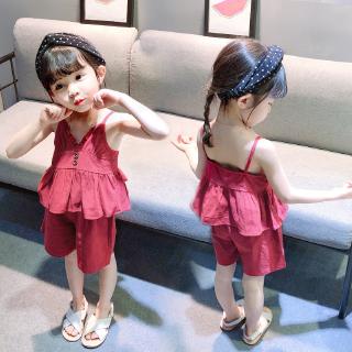 Bộ quần áo mùa hè thời trang dành cho bé gái