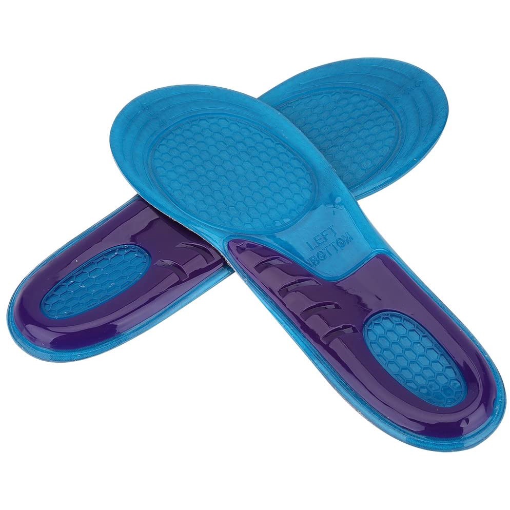 1 Cặp Đế Lót Giày Thể Thao Hỗ Trợ Bàn Chân Và Bàn Chân Bằng Gel Silicon Mềm Chống Sốc Dành Cho Nam Và Nữ