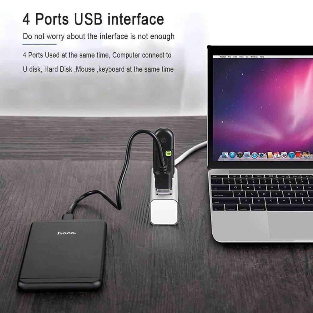 Bộ Hub 4 cổng USB Hoco HB1 Chính Hãng - Bảo hành 12 tháng