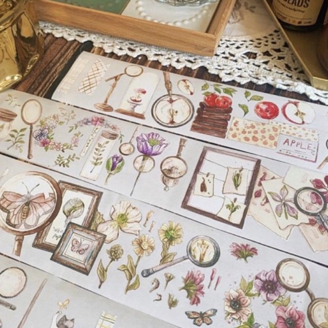 (Chu kỳ) Băng dính trang trí washi tape cổ điển đặc biệt nhà NEVERLAND