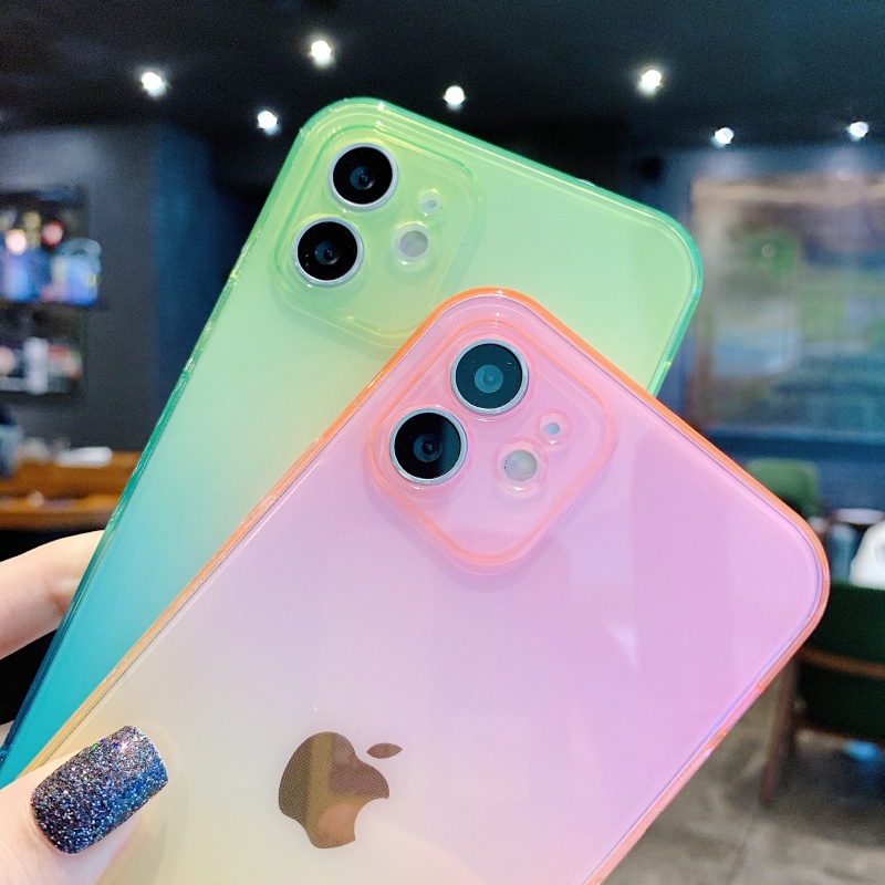 Ốp Iphone 11 Vỏ Điện Thoại Di Động Silicon Vỏ Mềm Cho 6 6p 6s 6sp Se2020 7 7p 8 8p X Xr Xsmax 11promax 12mini Gradient Trường Hợp | BigBuy360 - bigbuy360.vn