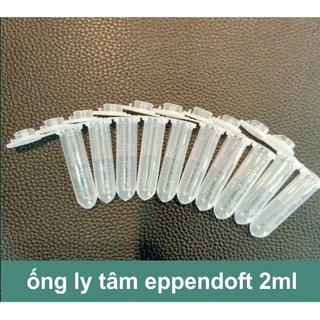 Ống ly tâm 2ml đáy tròn -ống Eppendorf 2ml - Túi 500 cái