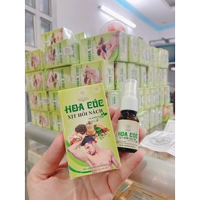 Xịt khử mùi hôi nách hoa cúc xịt thơm nách