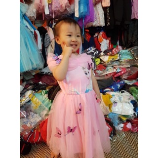 Váy Babydon thô lụa