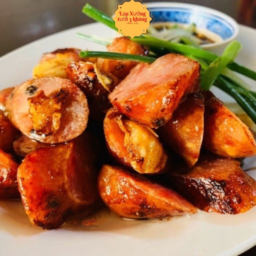 Lạp xưởng trứng muối, lạp xưởng tươi 3 không,loại đặc biệt, không nghe mỡ, 1kg và 0.5kg | BigBuy360 - bigbuy360.vn