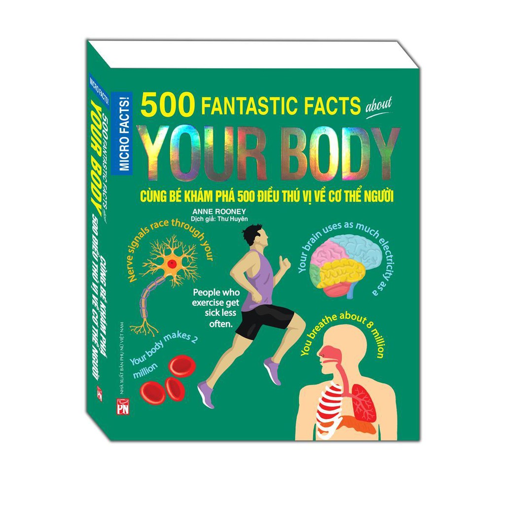 Sách - Micro Facts ! Cùng Bé Khám Phá 500 Điều Thú Vị Về Cơ thể con người