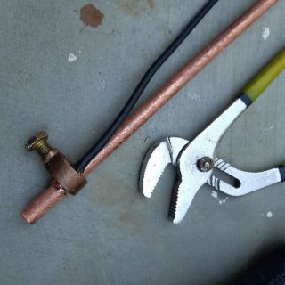 Cọc Tiếp Địa Mạ Đồng phi 14. Dài 1m8