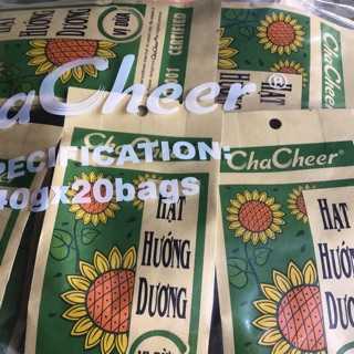 (Sẵn hàng, bán sĩ rẻ nhất shopee) combo 20 gói hướng dương dừa chacheer