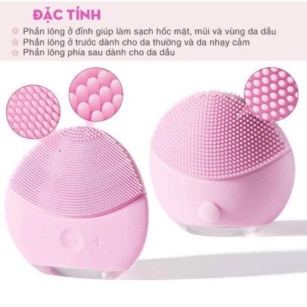 Mày rửa mặt đầu lông silicon giúp rửa sạch sâu và tẩy tế bào chết