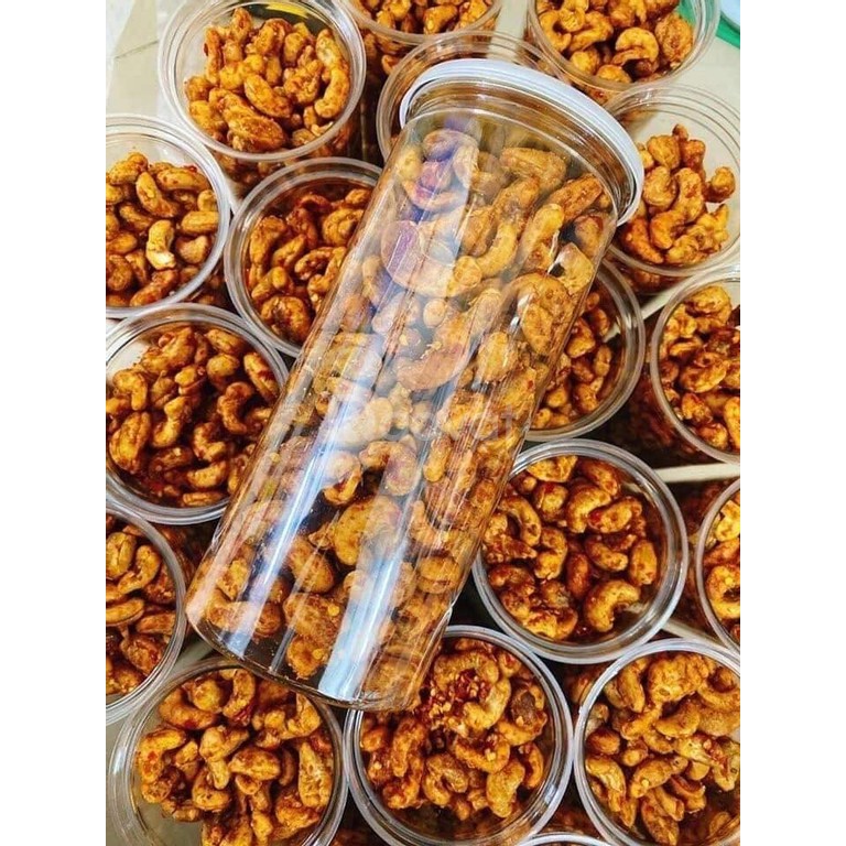 [Mã 77FMCGSALE1 giảm 10% đơn 250K] Hạt Điều Tỏi Ớt Lon PET 500 Gram | BigBuy360 - bigbuy360.vn