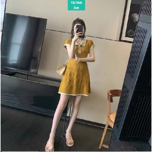 Váy Polo Nữ YOHAMY Đầm Công Sở Trẻ Trung Thun Suông Ôm Body Thiết Kế Cao Cấp Đi Chơi Dự Tiệc Cưới Đẹp Sang Trọn