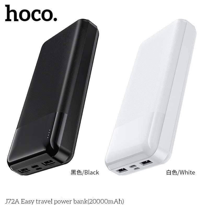 Sạc dự phòng 20000mAh chính hãng HOCO J72A 2 đầu vào ra vô cùng tiện lợi,thiết kế chắc chắn