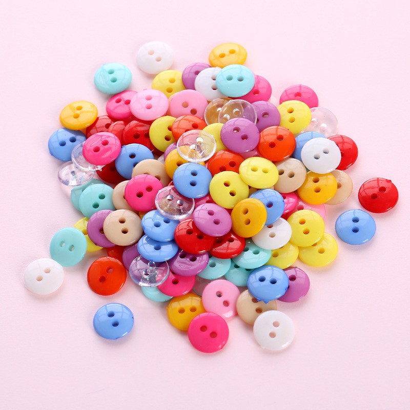 Bộ 100 cúc áo nhựa 2 lỗ