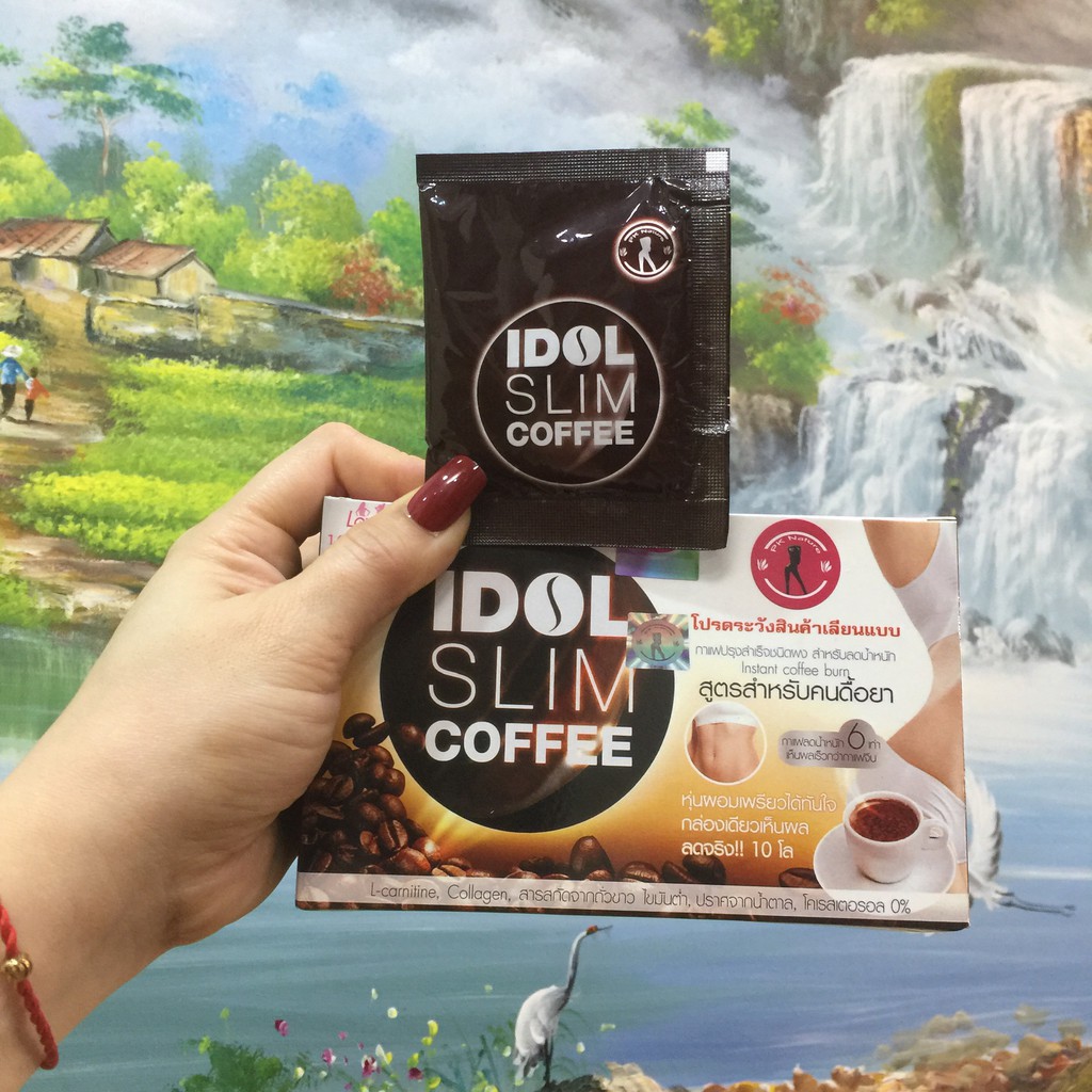 idol slim coffee -   Siêu mạnh Chuẩn mẫu Cũ - 1 hộp 10goi