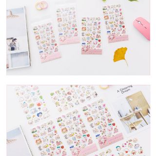 Set 6 tấm sticker cún con ST02