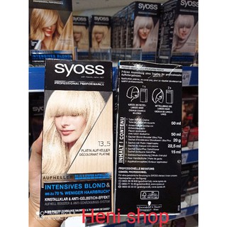 Tẩy Tóc Syoss Đức 13-0, 13-5