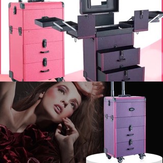 Cốp Đựng Đồ Trang Điểm Valy Kéo Tiện Dụng