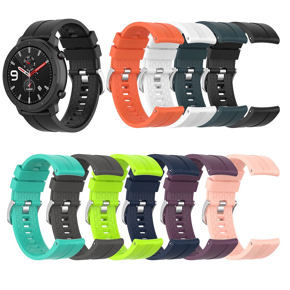 Dây đeo đồng hồ thay thế bằng silicon thời trang cho Amazfit GTR 47mm