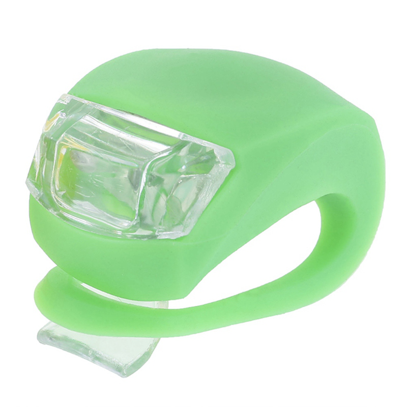 Mới Đèn Led Mini Gắn Xe Đạp Bằng Silicon Chống Thấm Nước Tiện Dụng