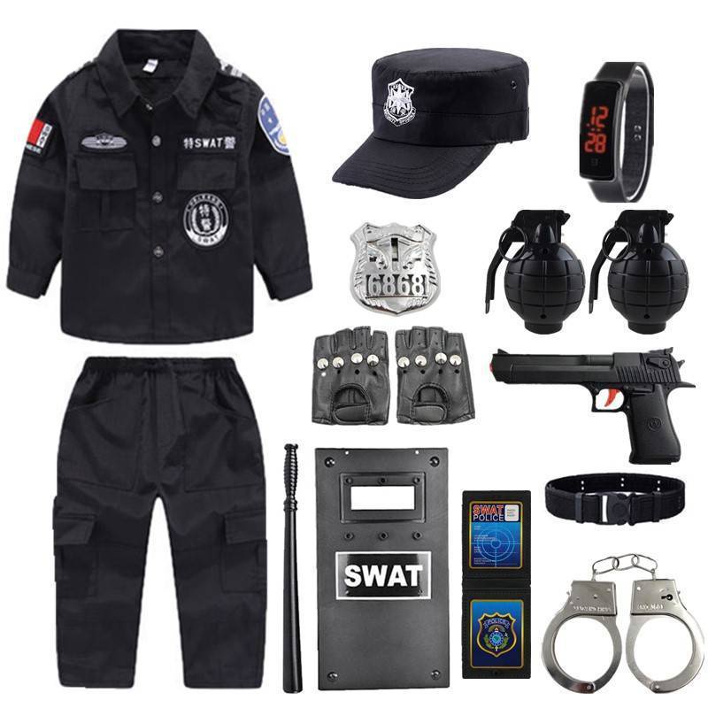 Bộ Đồ Hóa Trang Cảnh Sát Dịp Halloween Cho Bé Trai